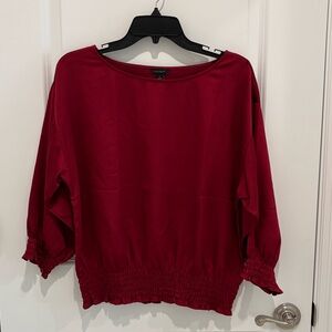 Ann Taylor Ruby Red Blouse